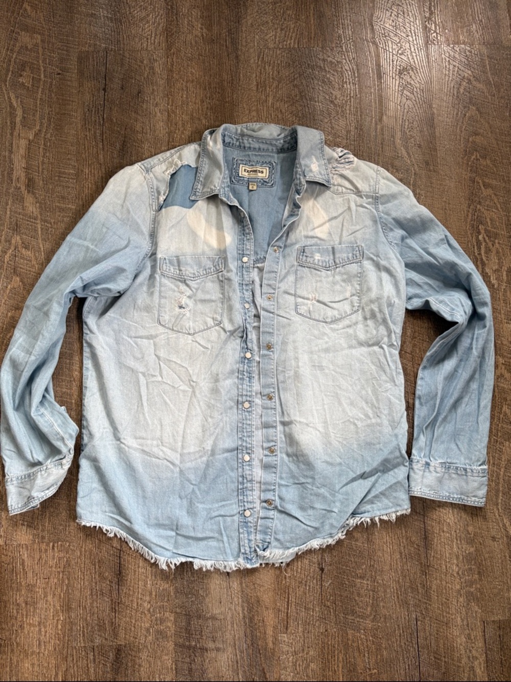 Express button up lightweight jacket